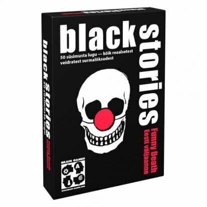 Lauamäng Brain Games Black Stories: Funny Death. Kummalised mõrvad ja surmad! hind ja info | Lauamängud ja mõistatused perele | hansapost.ee