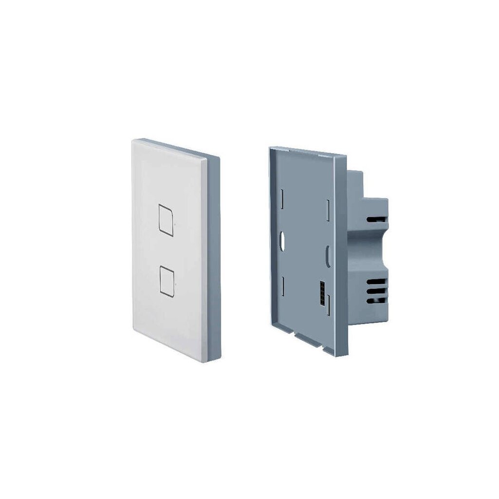 WI-FI SMART LIGHT SWITCH TC2S-UK/EU-2 BroadLink (2-channel) цена и информация | Valvekaamerad | hansapost.ee