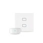 WI-FI SMART LIGHT SWITCH TC3-EU-2 BroadLink (2-channel) with smart hub цена и информация | Valvekaamerad | hansapost.ee