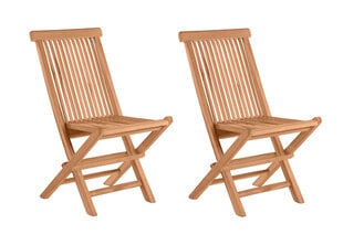 Aiatoolide komplekt, 2tk, tiikpuu price and information | Garden chairs, balcony chairs | hansapost.ee