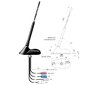 Blaupunkt Roof Mount Antenna DAB-A-GSM-GPS-a hind ja info | Antennid | hansapost.ee