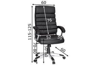 Офисное кресло Valencia, черного цвета цена и информация | Офисные кресла | hansapost.ee