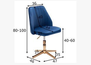 Офисный стул Sky, синий цена и информация | Офисные кресла | hansapost.ee