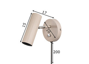 Seinalamp Hubble, beež цена и информация | Настенные светильники | hansapost.ee