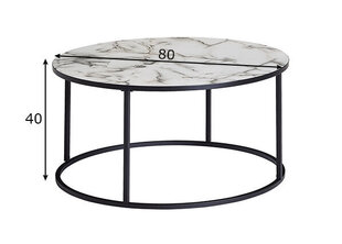 Diivanilaud Marmor, valge price and information | Coffee tables | hansapost.ee