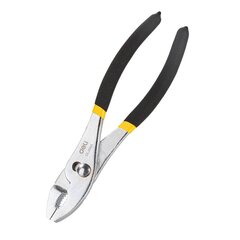 Slip Joint Pliers Deli Tools EDL25508 8'' (black&yellow) hind ja info | Käsitööriistad | hansapost.ee