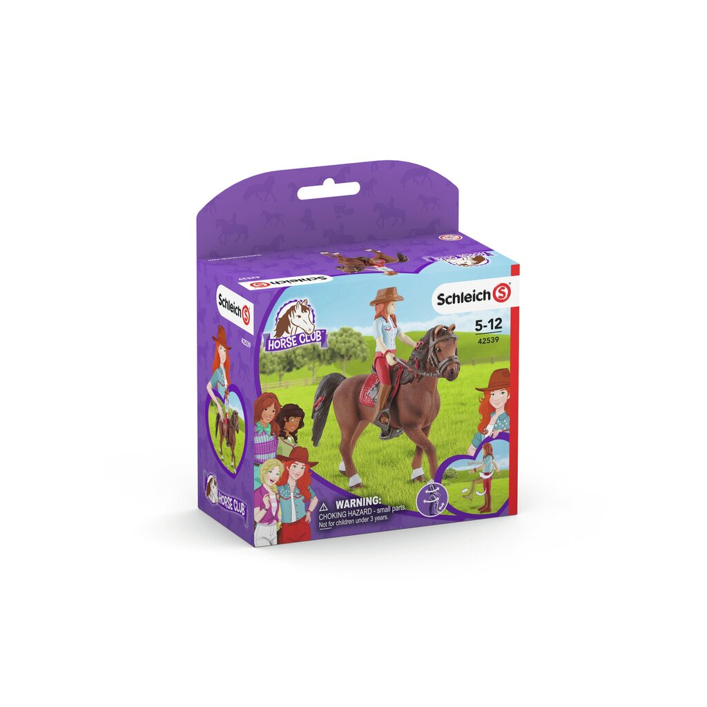 Schleich® Horse Club Hannah ja hobune цена и информация | Mänguasjad tüdrukutele | hansapost.ee