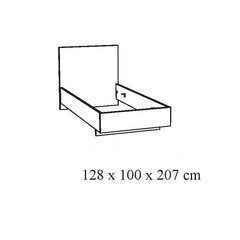 Кровать Helga, 120x200 см, белая цена и информация | Кровати | hansapost.ee