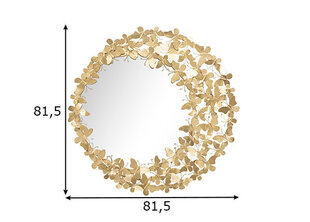 Зеркало Glam, золотистое цена и информация | Зеркальца | hansapost.ee