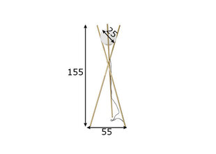 Põrandalamp Glam, kuld/valge hind ja info | Mauro Ferretti Mööbel ja sisustuskaubad | hansapost.ee