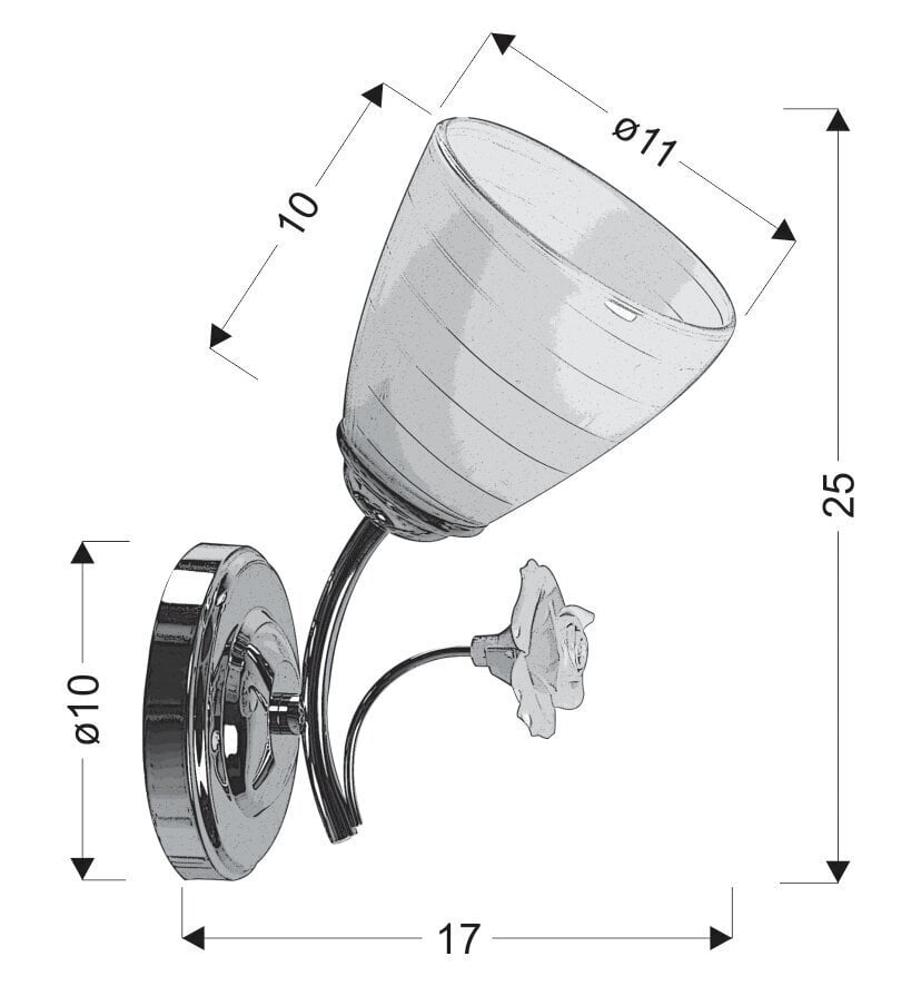 Seinavalgusti Candellux Ariam hind ja info | Seinavalgustid | hansapost.ee