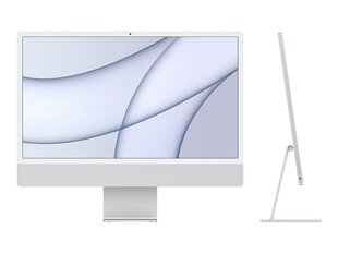 Apple iMac 24” M1 8/512ГБ Silver SWE MGPD3KS/A цена и информация | Стационарные компьютеры | hansapost.ee