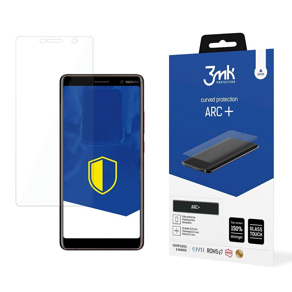 Nokia 7 Plus - 3mk ARC+ kaitsekile hind ja info | Ekraani kaitseklaasid ja kaitsekiled | hansapost.ee