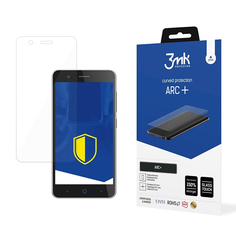 ZTE Blade A510 - 3mk ARC+ kaitsekile hind ja info | Ekraani kaitseklaasid ja kaitsekiled | hansapost.ee