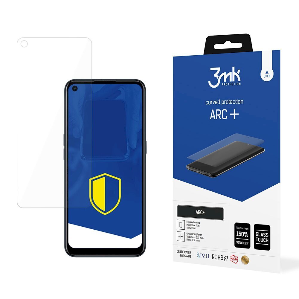 Oppo A11s - 3mk ARC+ kaitsekile hind ja info | Ekraani kaitseklaasid ja kaitsekiled | hansapost.ee