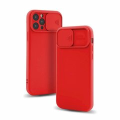 Telefoni ümbris silikoonist Fusion Camera Protect sobib Apple iPhone 13 Pro Max, punane цена и информация | Чехлы для телефонов | hansapost.ee