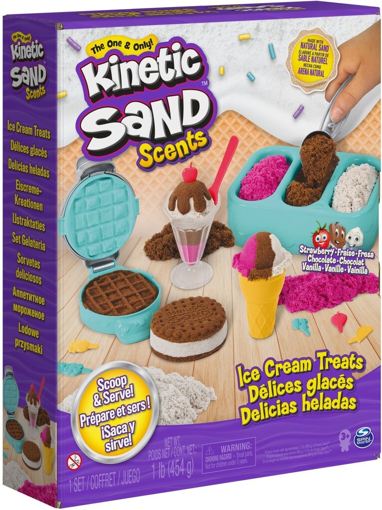 KINETIC SAND Jäätise valmistamise mängukomplekt hind ja info | Arendavad laste mänguasjad | hansapost.ee