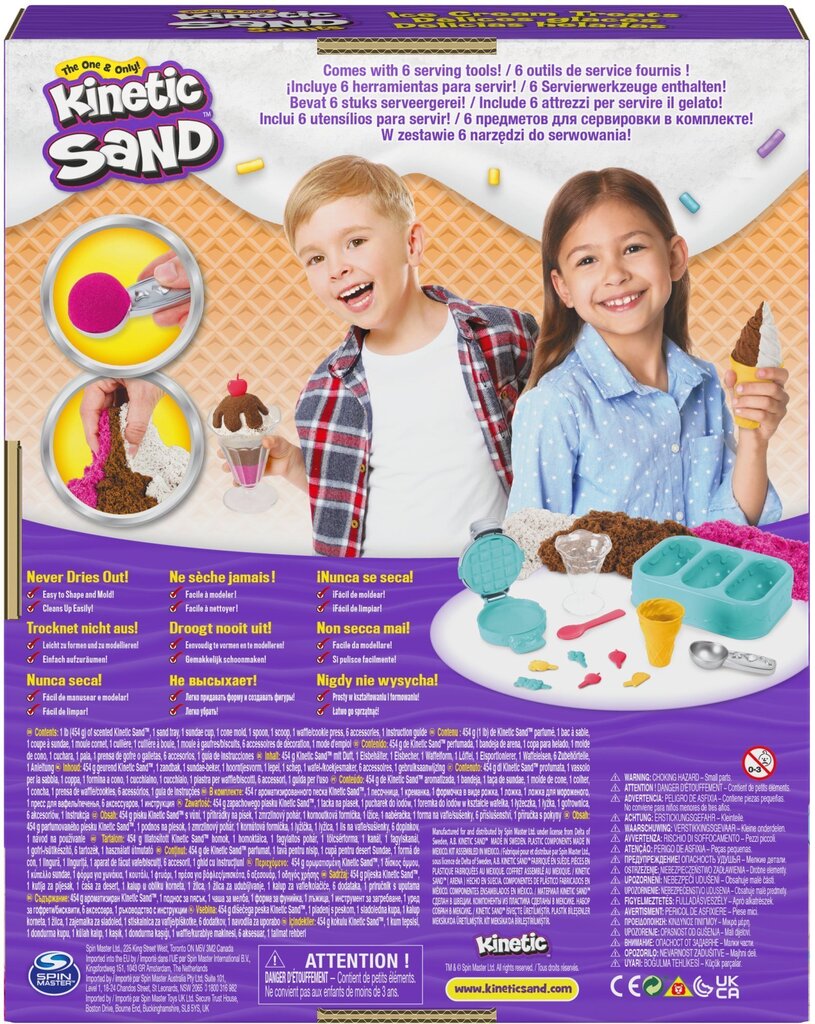 KINETIC SAND Jäätise valmistamise mängukomplekt hind ja info | Arendavad laste mänguasjad | hansapost.ee