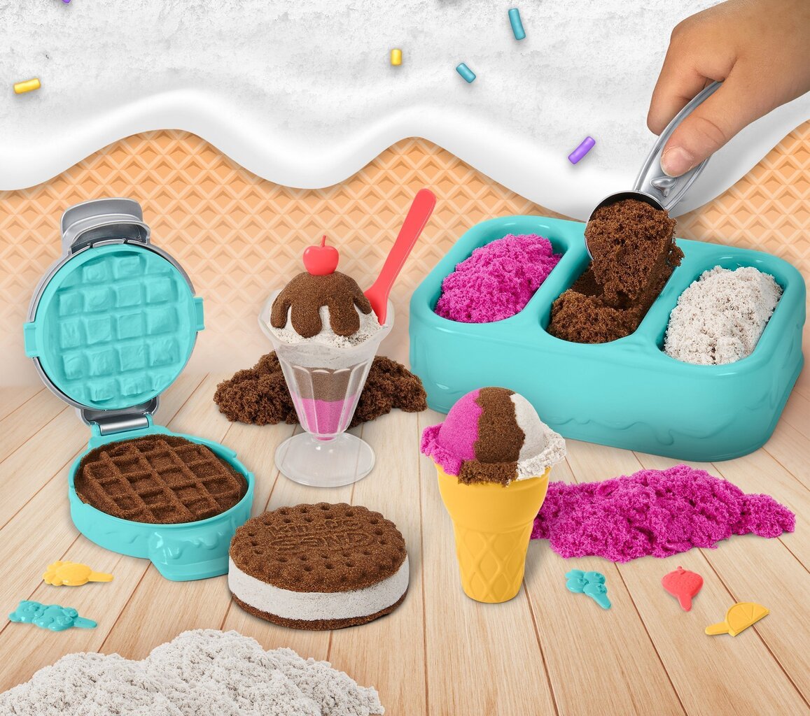 KINETIC SAND Jäätise valmistamise mängukomplekt цена и информация | Arendavad laste mänguasjad | hansapost.ee