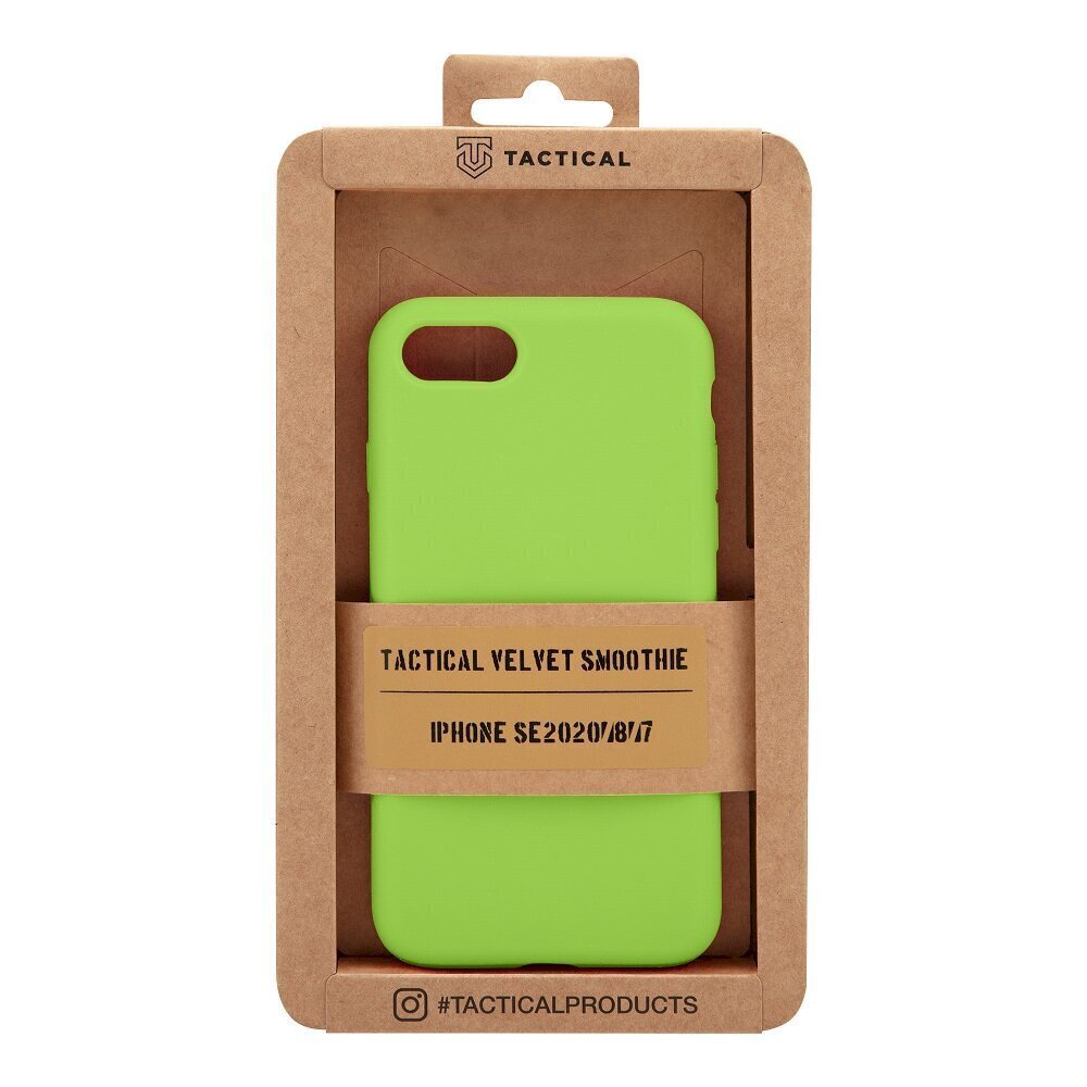 Tactical Velvet Smoothie Cover for Apple iPhone 7/8/SE2020 Avocado hind ja info | Telefonide kaitsekaaned ja -ümbrised | hansapost.ee