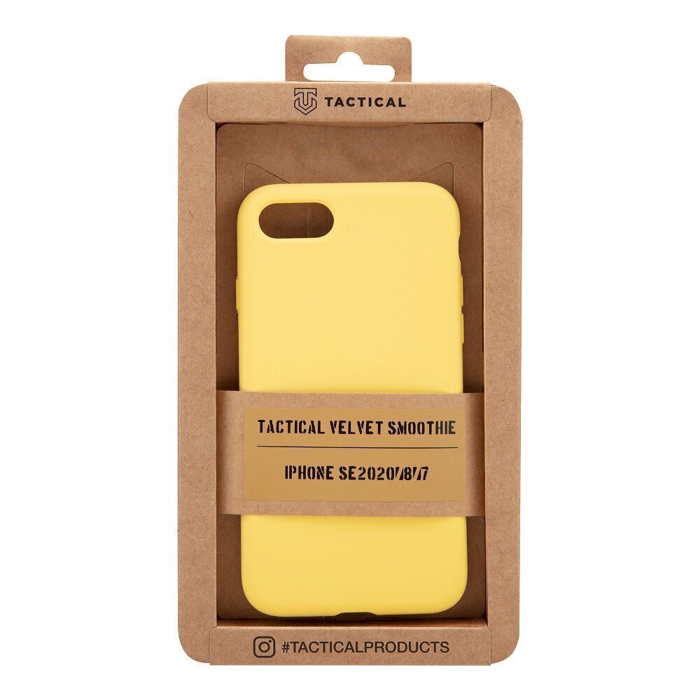 Telefoniümbris Tactical Velvet Smoothie iPhone 7/8/SE2020, Banana цена и информация | Telefonide kaitsekaaned ja -ümbrised | hansapost.ee