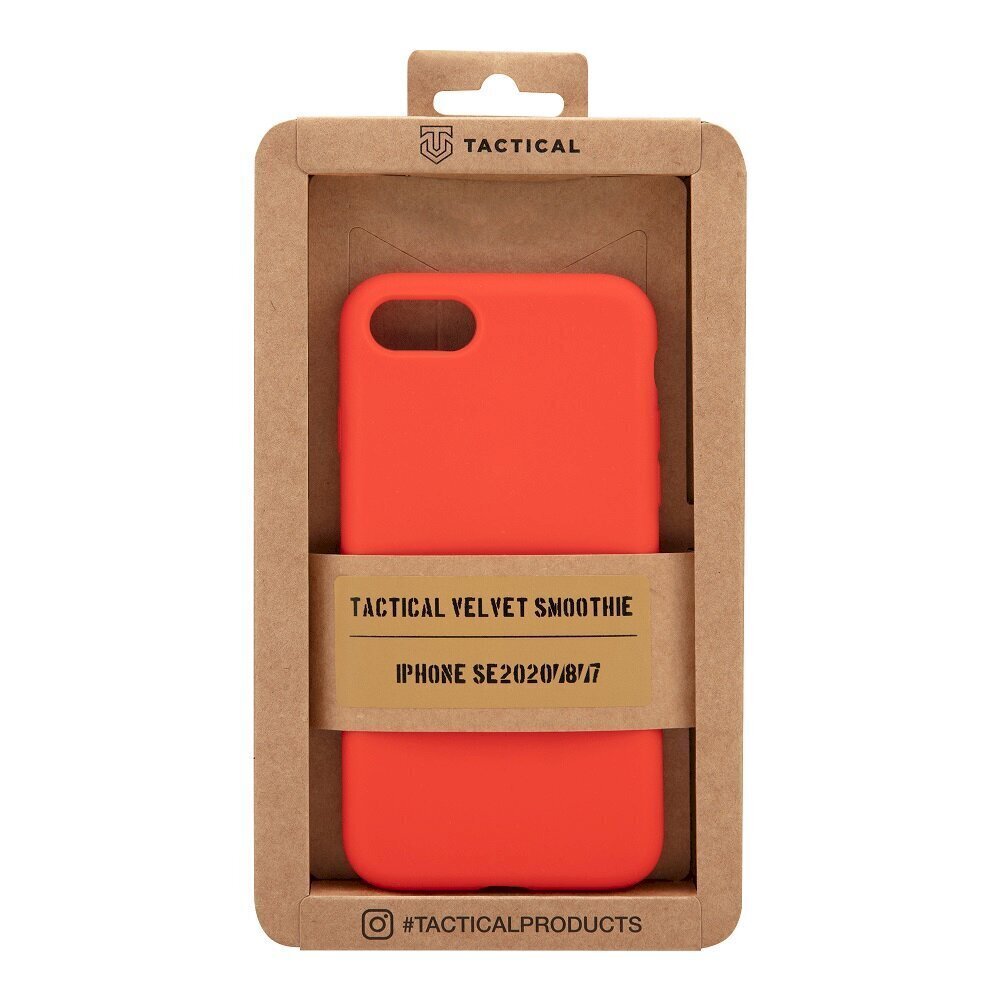 Telefoniümbris Tactical Velvet Smoothie Apple iPhone 7/8/SE2020, Chilli, punane hind ja info | Telefonide kaitsekaaned ja -ümbrised | hansapost.ee