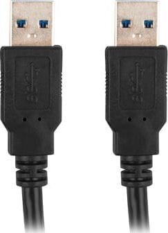 Lanberg CA-USBA-30CU-0018-BK USB-A, 1.8 m цена и информация | Mobiiltelefonide kaablid | hansapost.ee