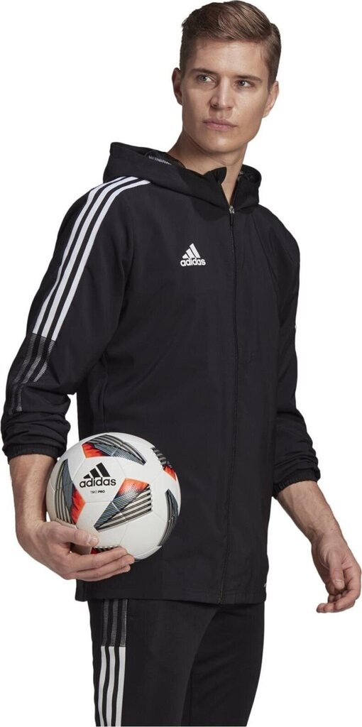 Sportlik džemper meestele Adidas Tiro 21 Windbreaker M GP4967, must hind ja info | Spordiriided meestele | hansapost.ee