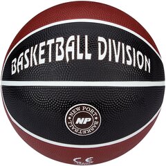 Баскетбольный мяч NewPort 16GA, размер 3, красный/черный/белый цена и информация | Баскетбольные мячи | hansapost.ee