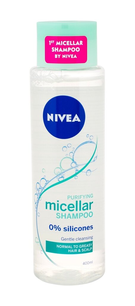 Šampoon Nivea Purifying Micellar Shampoo 400 ml hind ja info | Šampoonid | hansapost.ee