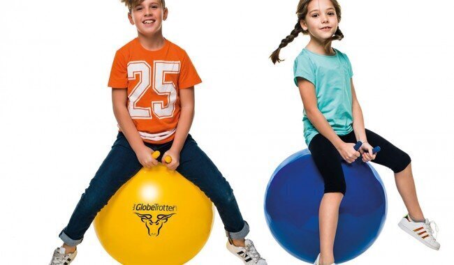 Hüppepall Original Pezzi® Globetrotter Junior 42cm hind ja info | Võimlemispallid | hansapost.ee