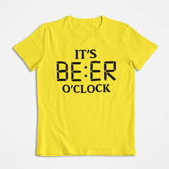 Футболка "It's beer o'clock" цена и информация | Оригинальные футболки | hansapost.ee