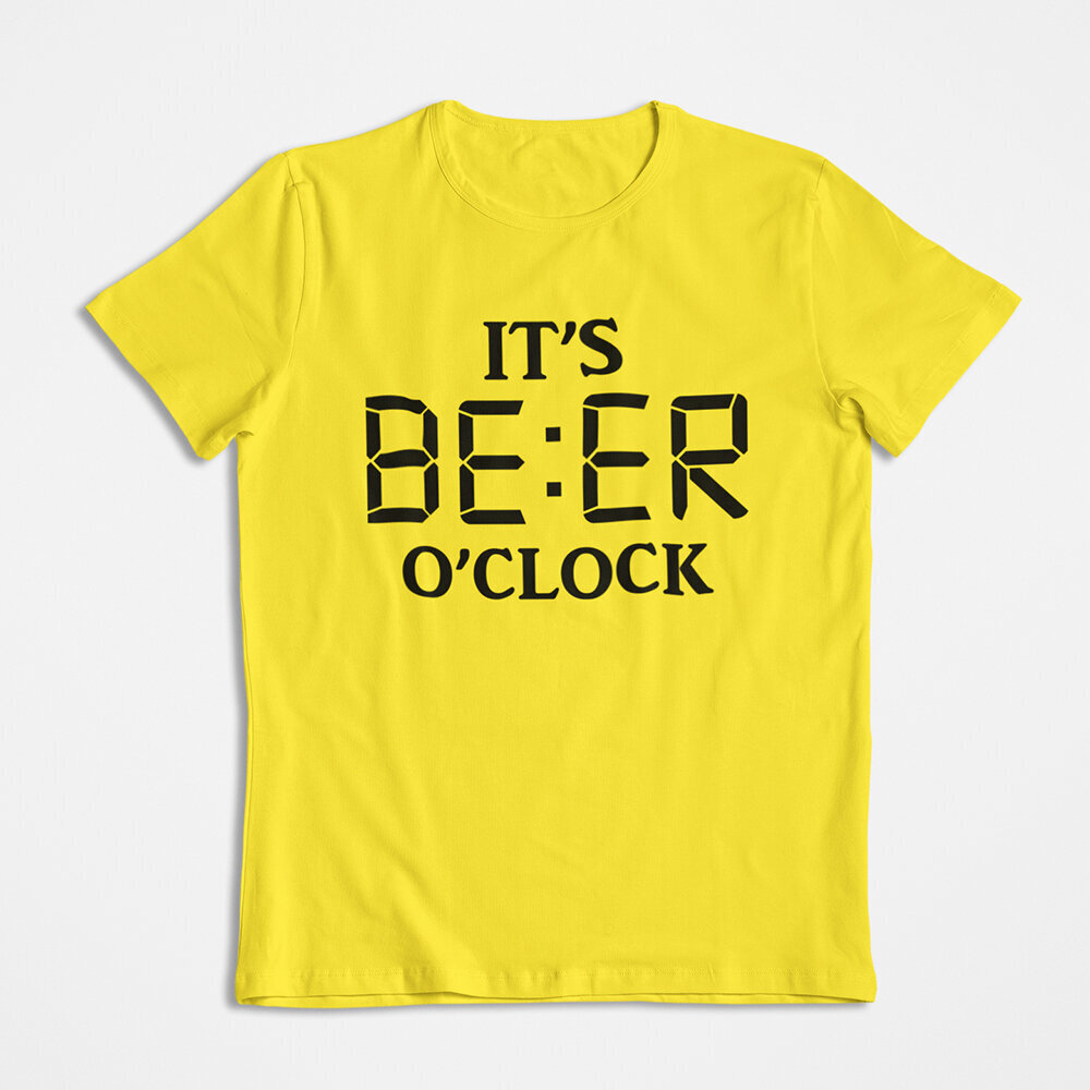 T-särk "It's beer o'clock" цена и информация | Disainsärgid ja t-särgid | hansapost.ee