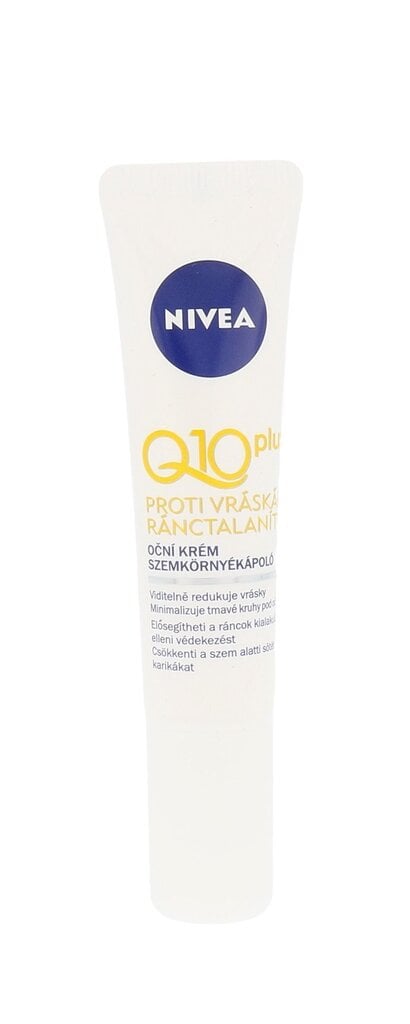 Silmakreem Nivea Q10 Plus Eye Care 15 ml цена и информация | Silmakreemid ja seerumid | hansapost.ee