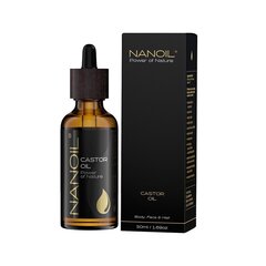 Keha- ja juuste riitsinuseõli Nanoil, 50 ml price and information | Face oils, ampoules and serums | hansapost.ee