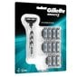 Komplekt Gillette Mach3: raseerija + raseerimispead 12 tk цена и информация | Raseerimisvahendid | hansapost.ee