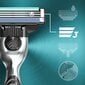 Komplekt Gillette Mach3: raseerija + raseerimispead 12 tk цена и информация | Raseerimisvahendid | hansapost.ee