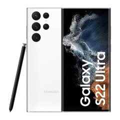 Samsung Galaxy S22 Ultra 5G 8/128GB Phantom White цена и информация | Мобильные телефоны | hansapost.ee