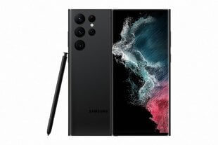 Samsung Galaxy S22 Ultra 5G 12/256GB Black SM-S908BZKG цена и информация | Мобильные телефоны | hansapost.ee