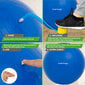 Võimlemispall pumbaga Tunturi, 90 cm, sinine цена и информация | Võimlemispallid | hansapost.ee