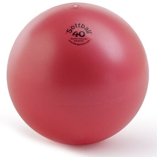 Võimlemispall PEZZI Softball MAXAFE 40 cm, punane hind ja info | Võimlemispallid | hansapost.ee