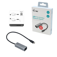 I-TEC 2.5Gbps Ethernet Adapter 1x USB-C to RJ-45 цена и информация | Адаптеры, USB-разветвители | hansapost.ee