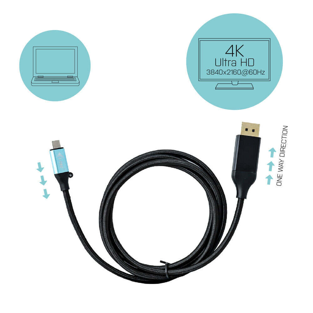 I-TEC USB - C Display Port hind ja info | Juhtmed ja kaablid | hansapost.ee