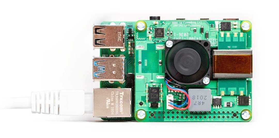 Raspberry Pi PoE + Hat - sobib Raspberry Pi 4B / 3B + hind ja info | Konstruktorid, robootika ja tarvikud | hansapost.ee