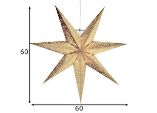 Täht Antique 60cm, kuld hind ja info | Star Trading Kingitused ja peotarbed | hansapost.ee