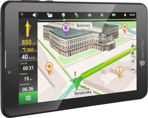 Navitel T700 Pro, 7", 3G, Must + Navitel navigatsiooniseade! hind ja info | Tahvelarvutid | hansapost.ee