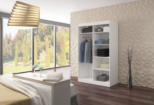 LED valgustusega kapp ADRK Furniture Marvin, pruun цена и информация | Шкафы | hansapost.ee