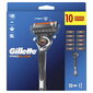 Komplekt Gillette Proglide: raseerija, 1 tk + raseerimispead, 10 tk hind ja info | Raseerimisvahendid | hansapost.ee