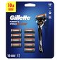 Komplekt Gillette Fusion 5 Proglide: raseerija + raseerimispead 10 tk цена и информация | Raseerimisvahendid | hansapost.ee