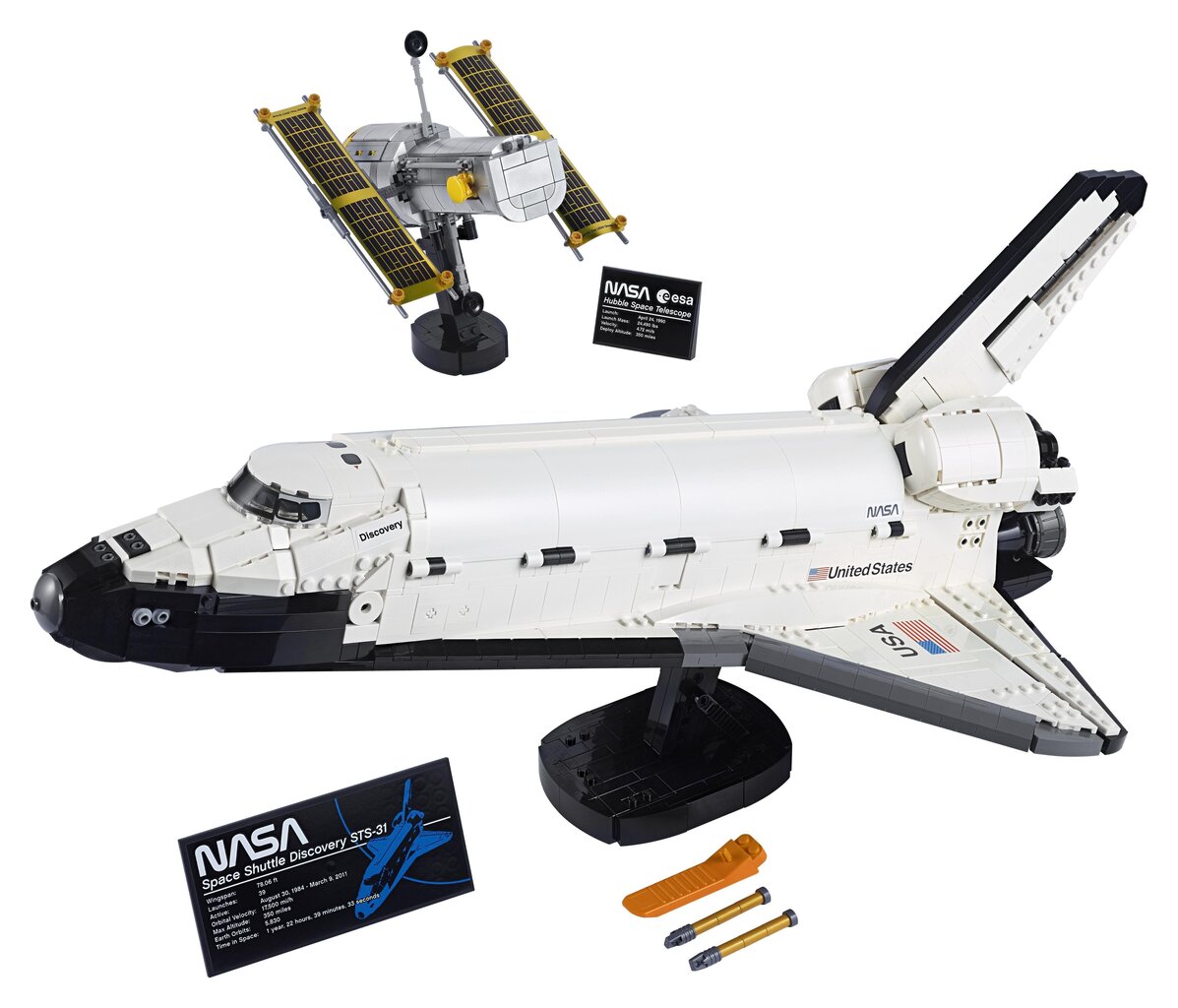 10283 LEGO® ICONS NASA korduvkasutatav kosmosesüstik Discovery hind ja info | Klotsid ja konstruktorid | hansapost.ee